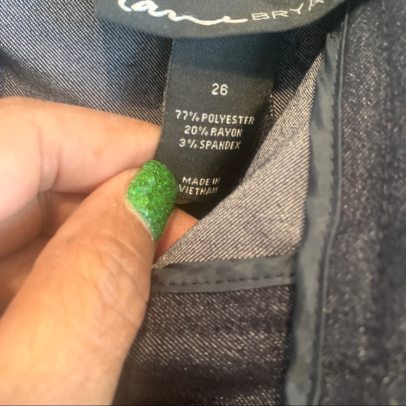 Lane Bryant Denim Trouser Slacks - Picture 3 of 3